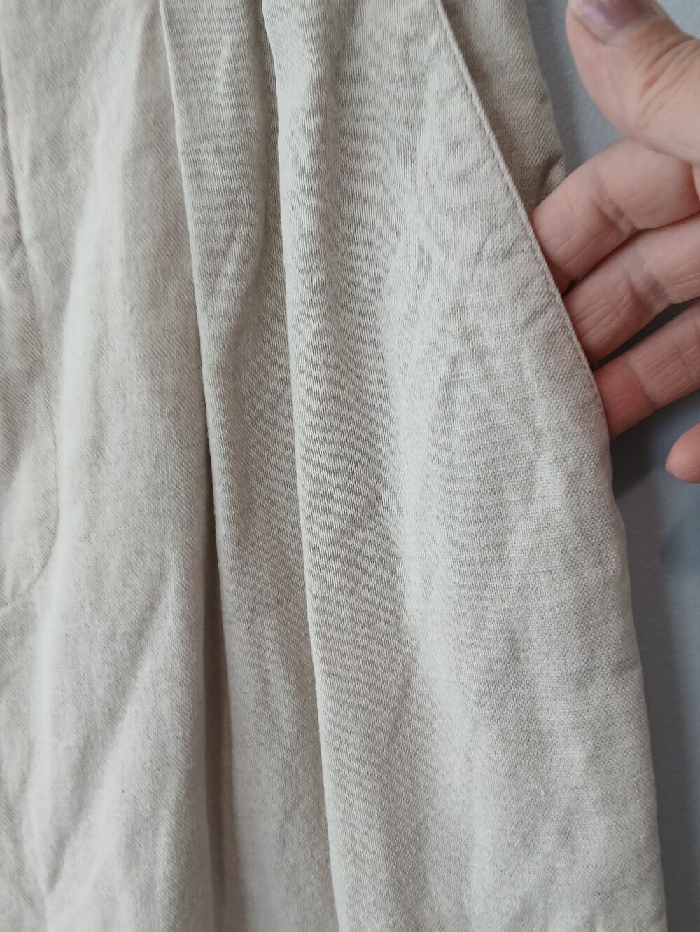 L.L. Bean Linen Blend Skirt Womens Small(see measurements) Minimalist Granola - Picture 3 of 7